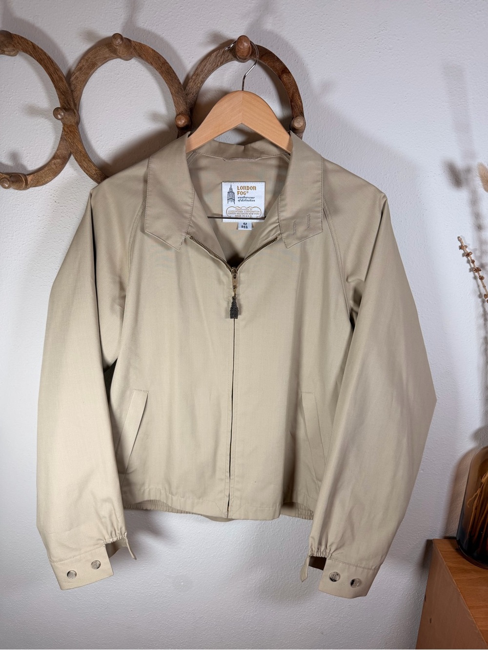 Vintage London Fog Harrington Jacket Made in USA 42R
